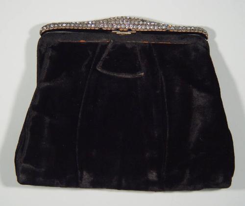 Diamante Clasp Evening Bag