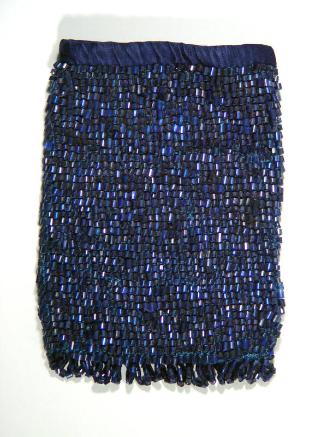 Royal Blue Beadwork Bag