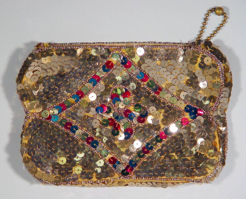 Sequin Decorated Evening Purse