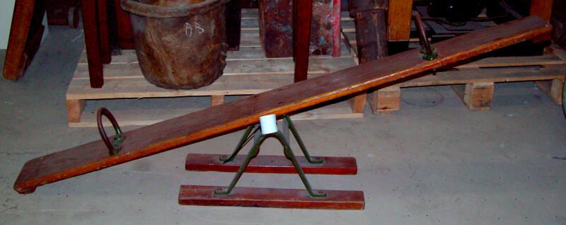Wooden See-saw