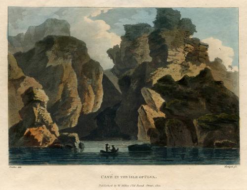 Cave In The Isle Of Ulva by J. Merigot