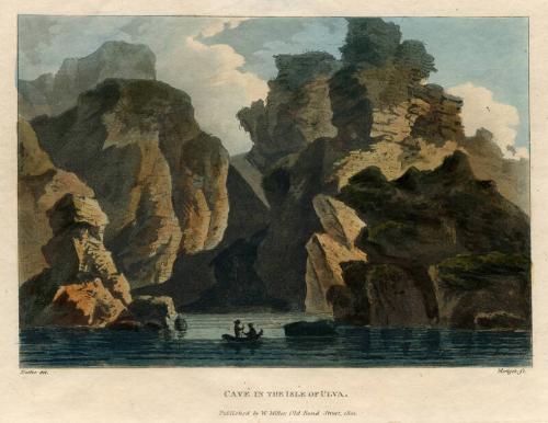 Cave In The Isle Of Ulva by J. Merigot