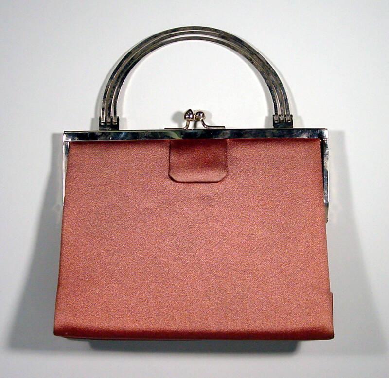 Evening Bag With Silver Handle