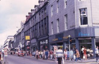 George Street Looking North From Junction with Schoolhill