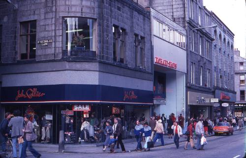 Junction of St Nicholas Street and St Nicholas Lane
