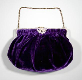 Purple Velvet Evening Bag