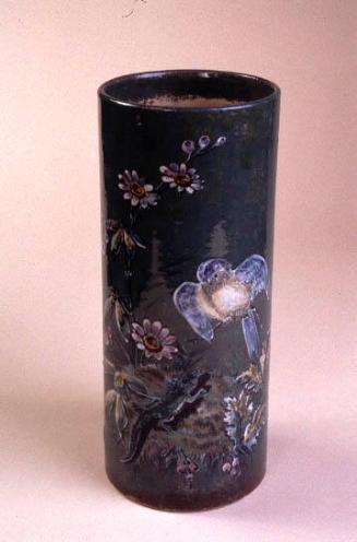 Tall Cylindrical Vase