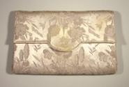 White Brocade Pochette