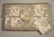 White Brocade Pochette