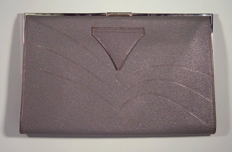 Grey Clutch Bag