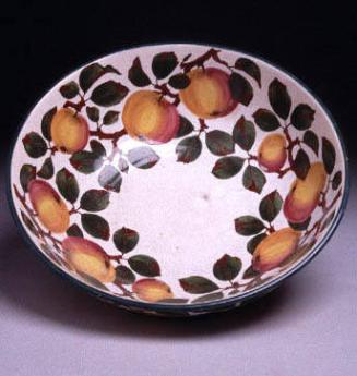 Decorated Basin(Rosy Apples)