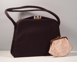 Black Bag;Gold/Pearl Clasp