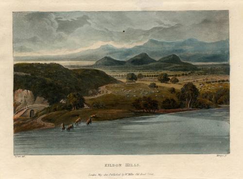 Eildon Hills by J. Merigot