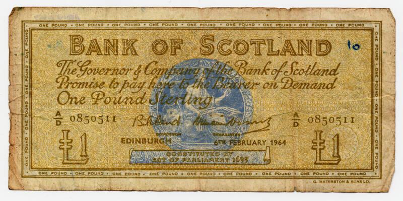 One-pound Note (Bank of Scotland)