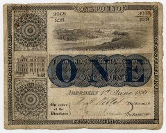 One-pound Note (Town and  County Bank)