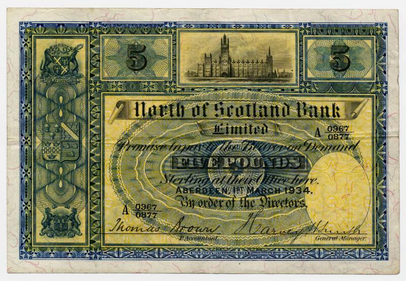 Five-pound Note (North of Scotland Bank)