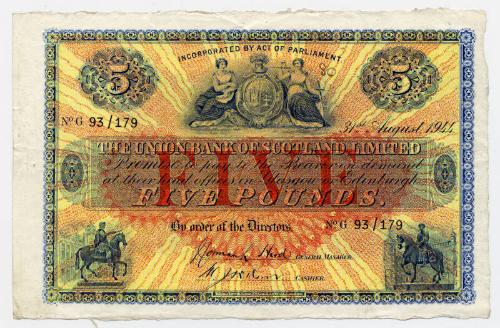 Five-pound Note (Union Bank of Scotland)