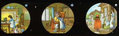 Lantern Slide/Strip; Red Riding Hood