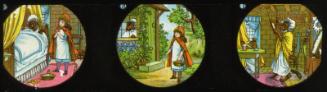 Lantern Slide/Strip; Red Riding Hood