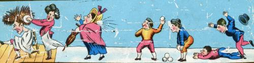 Lantern Slide/Strip; Games in the Snow