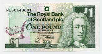 One-pound Note (Royal Bank : R.L. Stevenson Commemorative)
