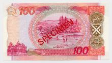 Hundred-pound Note (Specimen: Bank of Scotland)