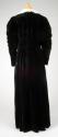 Black Silk Velvet Opera Coat