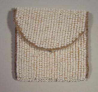 White And Silver Beadwork Purse