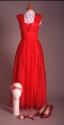 Coral Bridesmaid's Dress