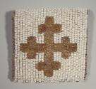 White And Silver Beadwork Purse