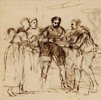 James V And The Miller Of Cramond Brig by Sir David Wilkie RA
