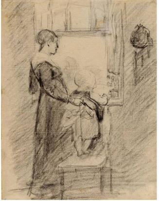 Woman And Child At Window by Sir David Wilkie RA