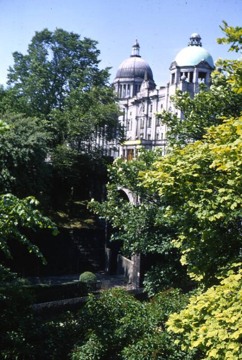 View to H M Theatre and St Marks Church