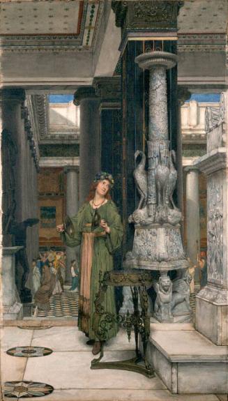 The Cymbal Player by Sir Lawrence Alma-Tadema