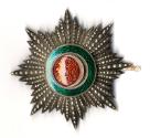 Order of Osmanieh Grand Officer breast star, 2nd class