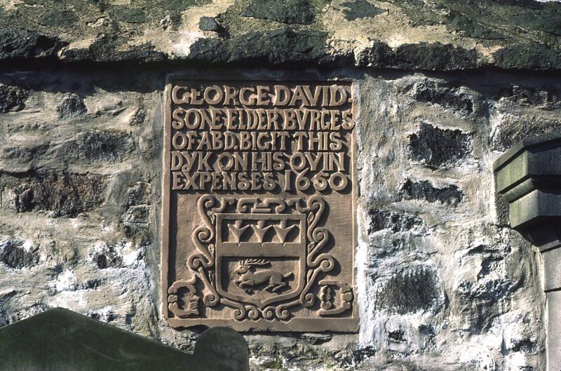 Plaque to George David 