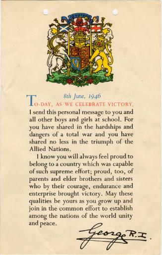 To Children On Victory Celebrations