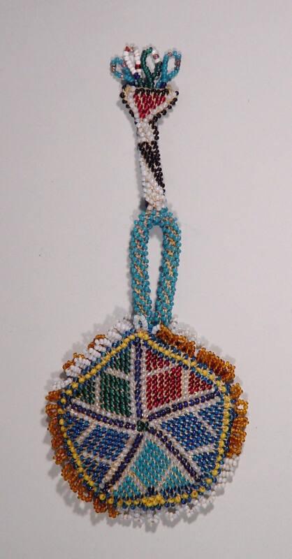 Pentagonal Beadwork Purse