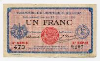 One-franc Note (France)