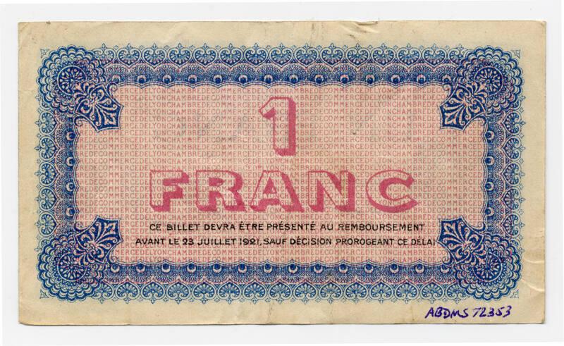 One-franc Note (France)