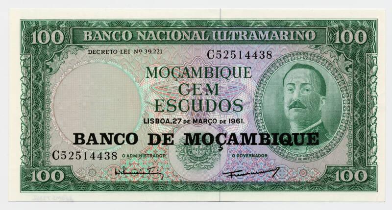 One-hundred-escudo Note (Mozambique)