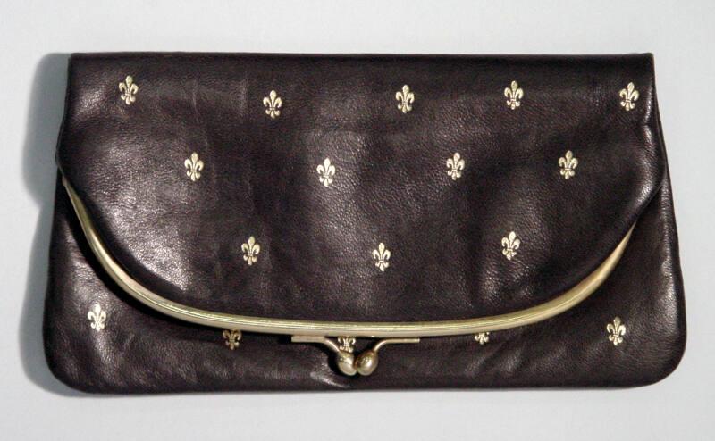 Burnished Leather Evening Purse