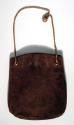 Brown Suede Wedding Handbag