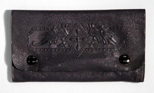 Navy Leather Purse