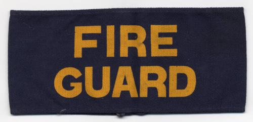 Fire Guard Armband