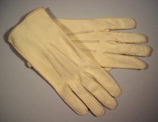 Gents Cream Evening Gloves