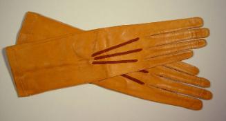 Long Tan Leather Gloves