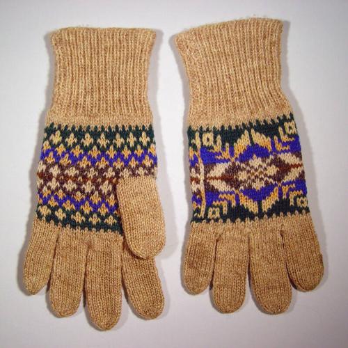 Pair Of Shetland Gloves