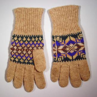 Pair Of Shetland Gloves