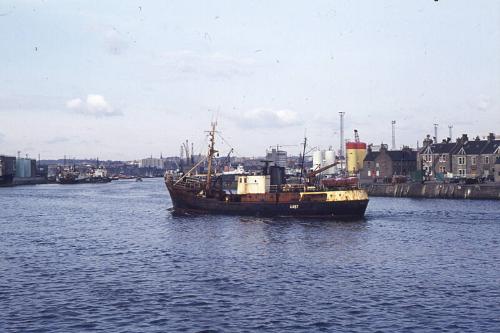 trawler Janwood in Aberdeen harbour